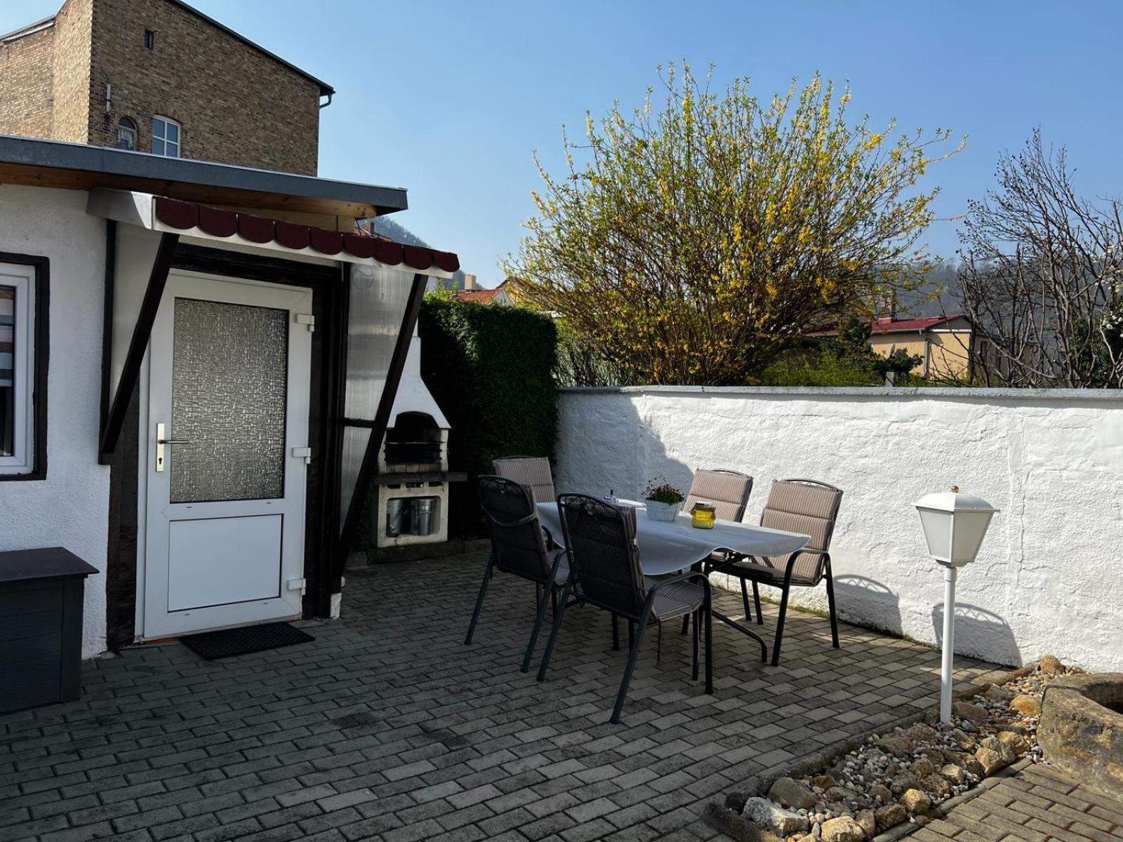 Christels Ferienwohnung 1 In Thale Mit Sonnenterrasse Und Grill Экстерьер фото