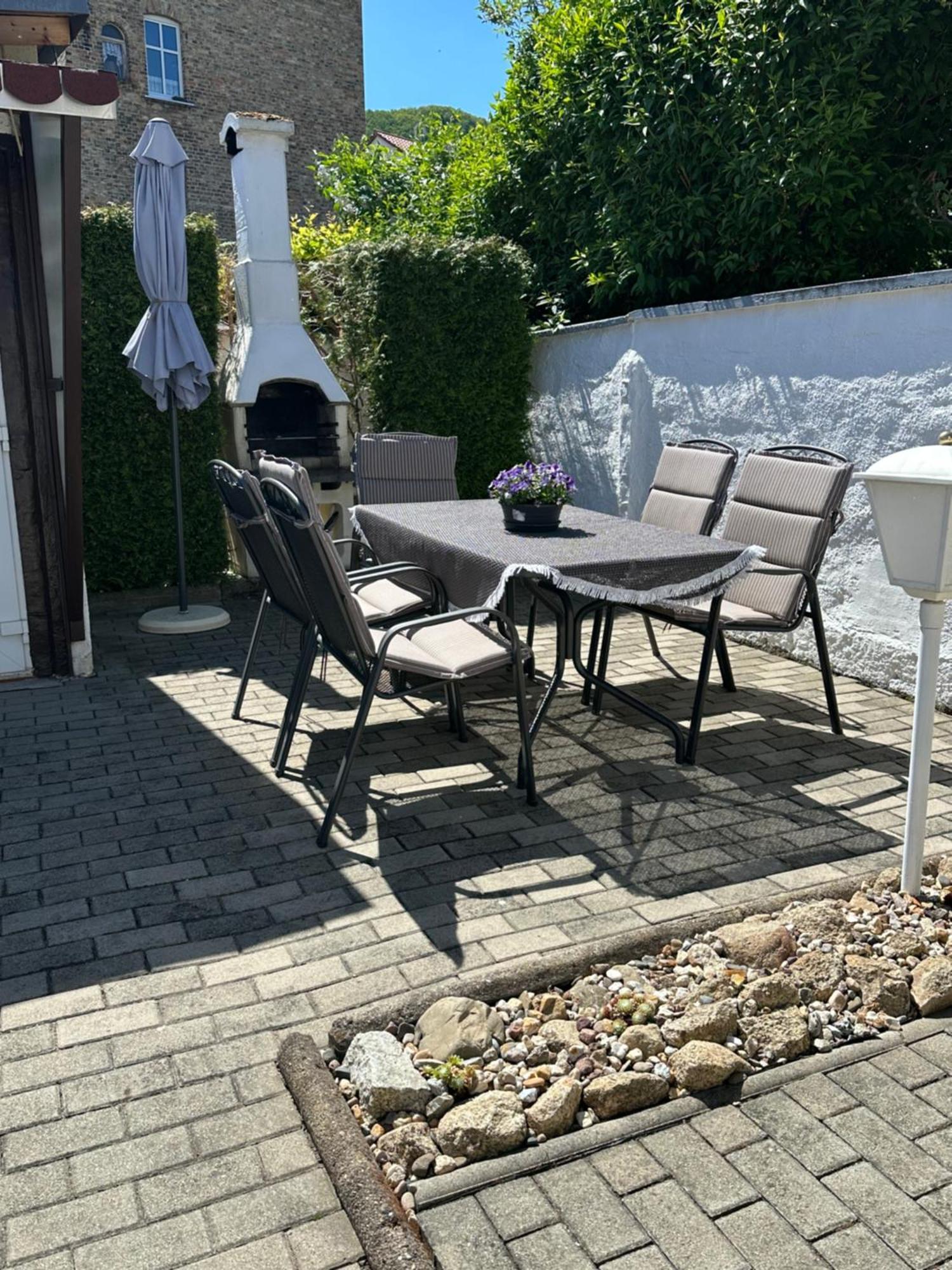 Christels Ferienwohnung 1 In Thale Mit Sonnenterrasse Und Grill Экстерьер фото