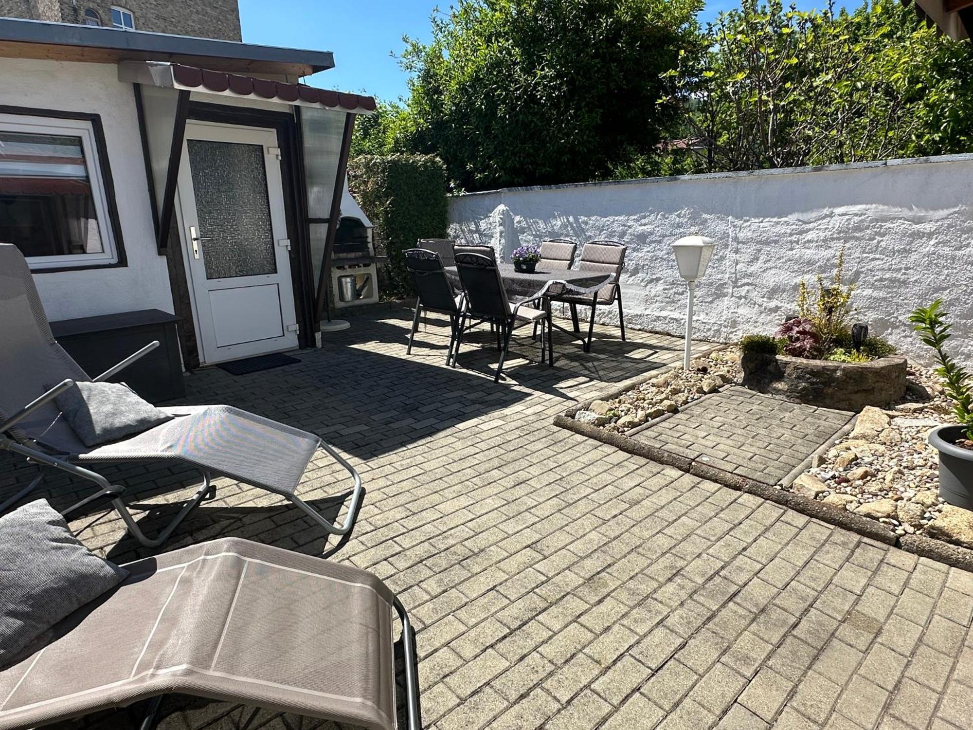 Christels Ferienwohnung 1 In Thale Mit Sonnenterrasse Und Grill Экстерьер фото