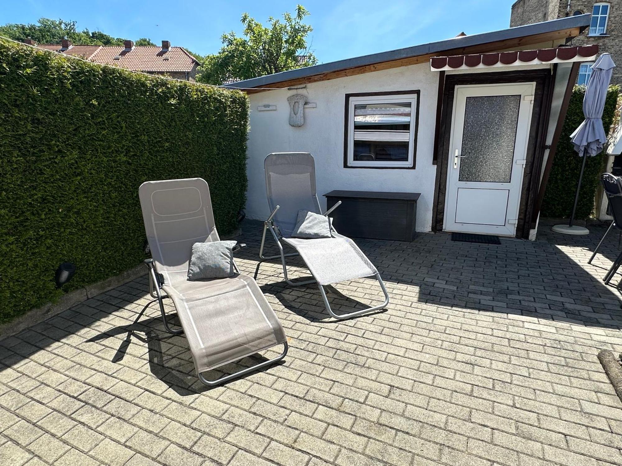 Christels Ferienwohnung 1 In Thale Mit Sonnenterrasse Und Grill Экстерьер фото